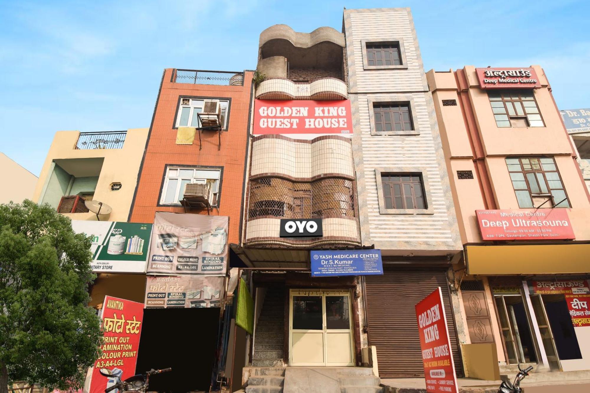 Hotel O Golden King Guest House New Delhi Exteriör bild